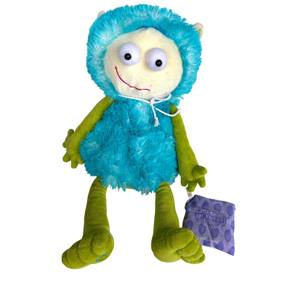 Scentsy Buddy Plush Monster w Scent Pak French Lavender Stuffed Animal Toy